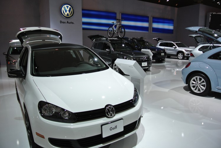 VW Autoshow Floor