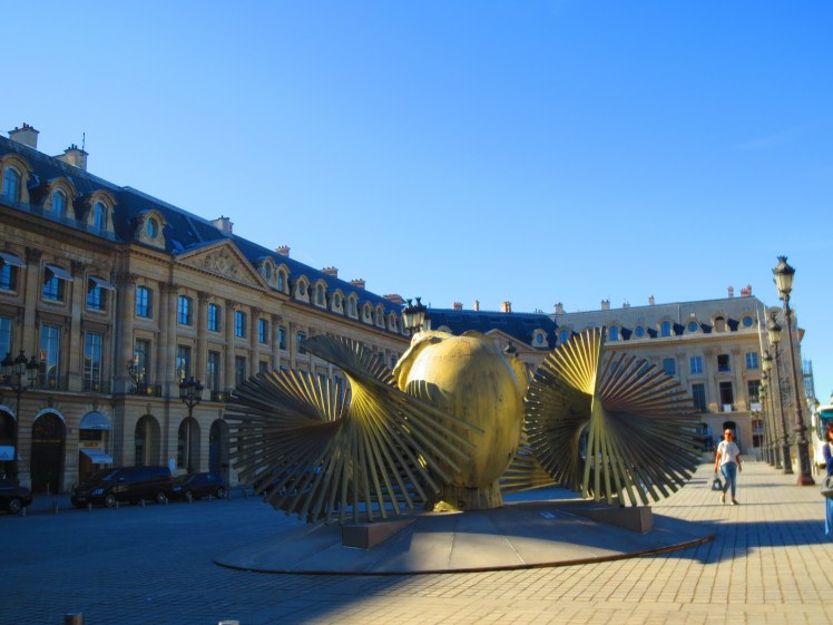 Paris Place Vendome exhibit