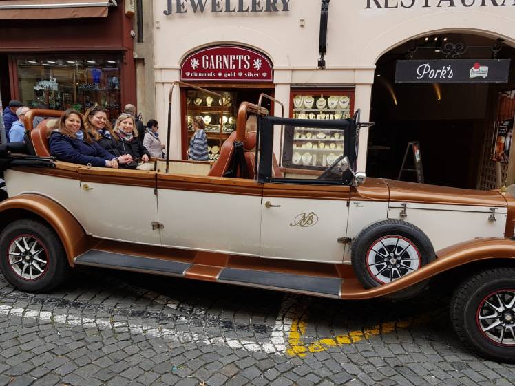Prague City car tour