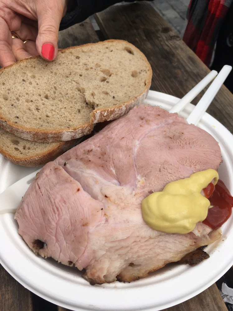 Roasted ham Prague